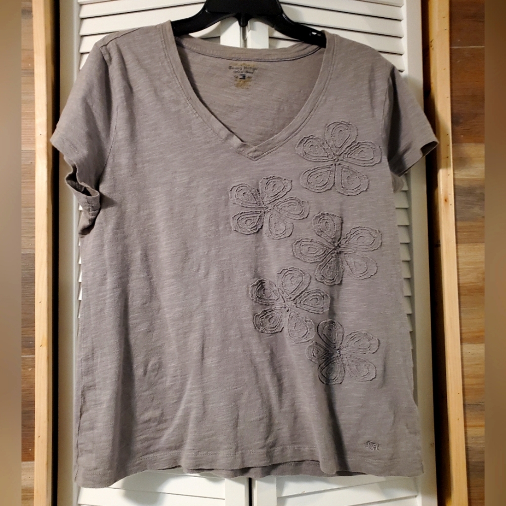 Tommy Hilfiger Cotton Blouse Tee Sz Xl